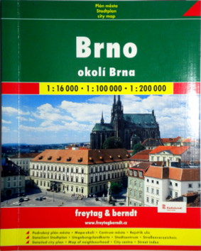 Brno 1:16000 Freytag & Berndt 2016